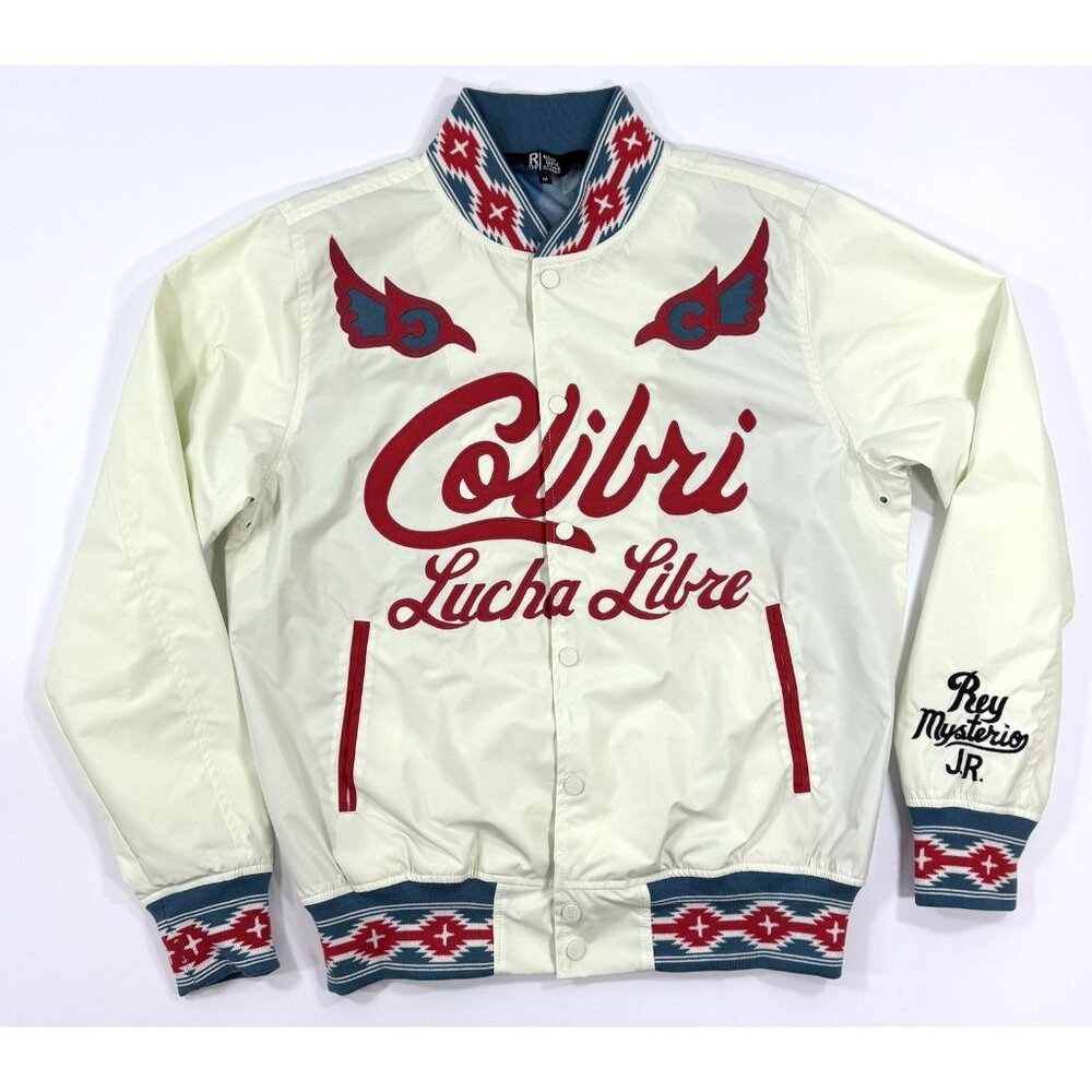 Roots Of Fight Mens Stadium Jacket Rey Mysterio Calibri Wrestler WWE Sz Medium
